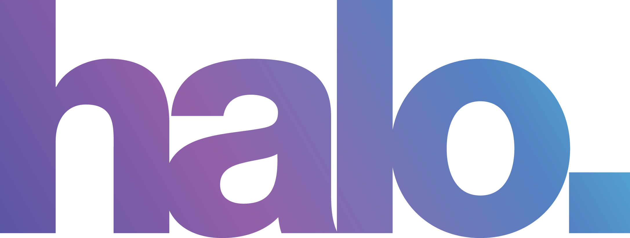 HALO logo gradient CMYK